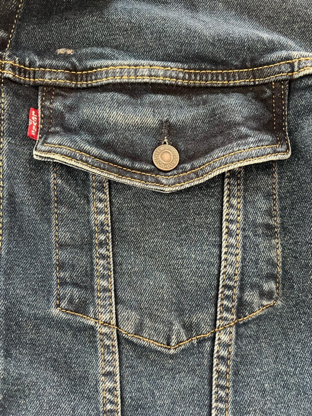 Levi's Men's Blue Denim Jacket Size 2XL - Picture 2 of 4